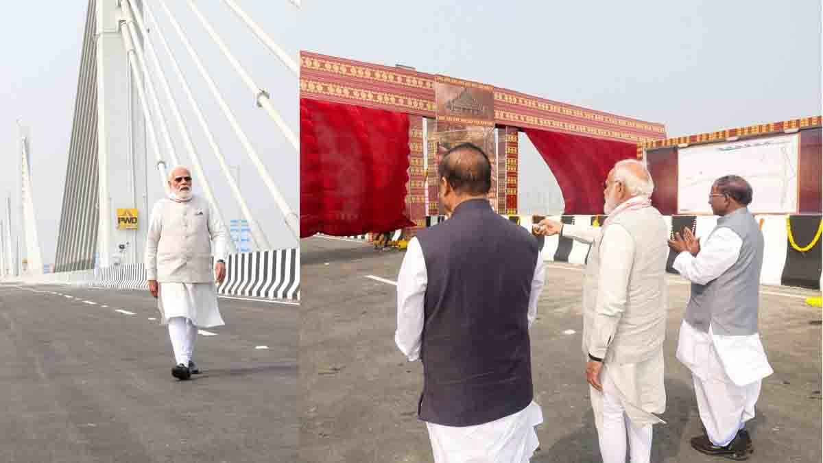pm modi inaugurates kumar baskar varma sethu in assam - 2026