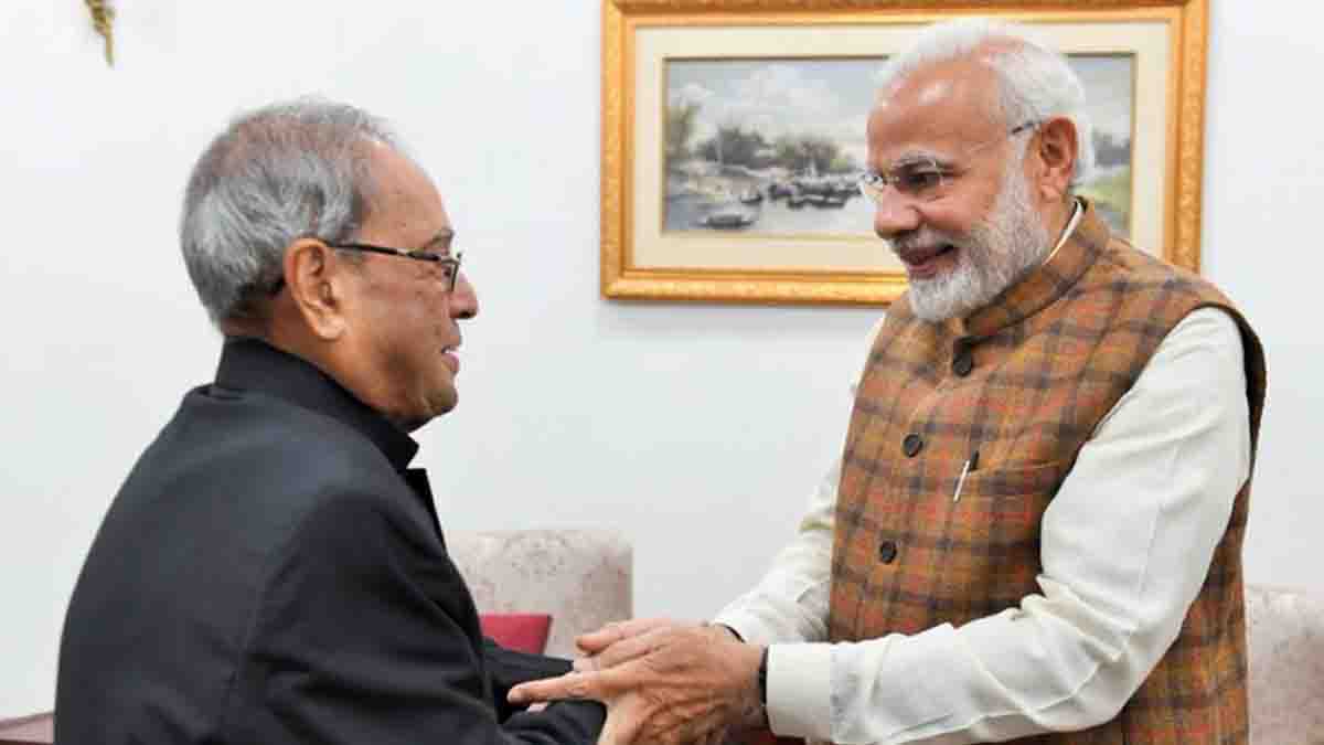 narendra modi and pranab mukharji - 2026