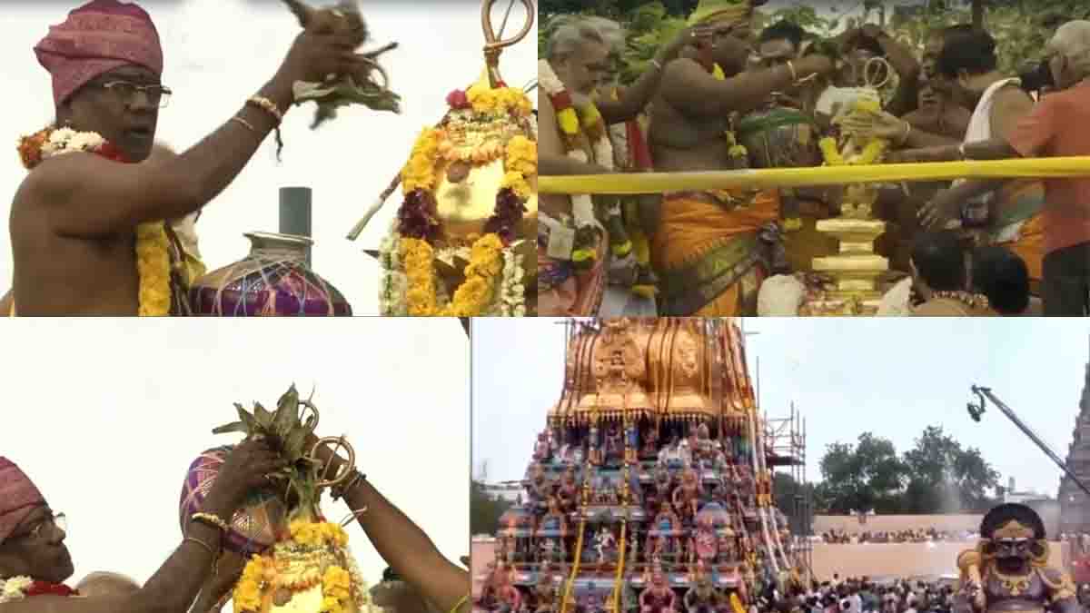 மதுரை மீனாட்சி அம்மன் கோயில் கும்பாபிஷேகம் கோலாகலம்! 8 - 2026 மதுரை மீனாட்சி அம்மன் கோயில் கும்பாபிஷேகம் கோலாகலம்!