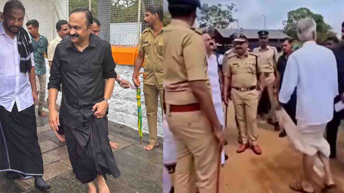 kerala cm inspect sabarimala yatra - 2026